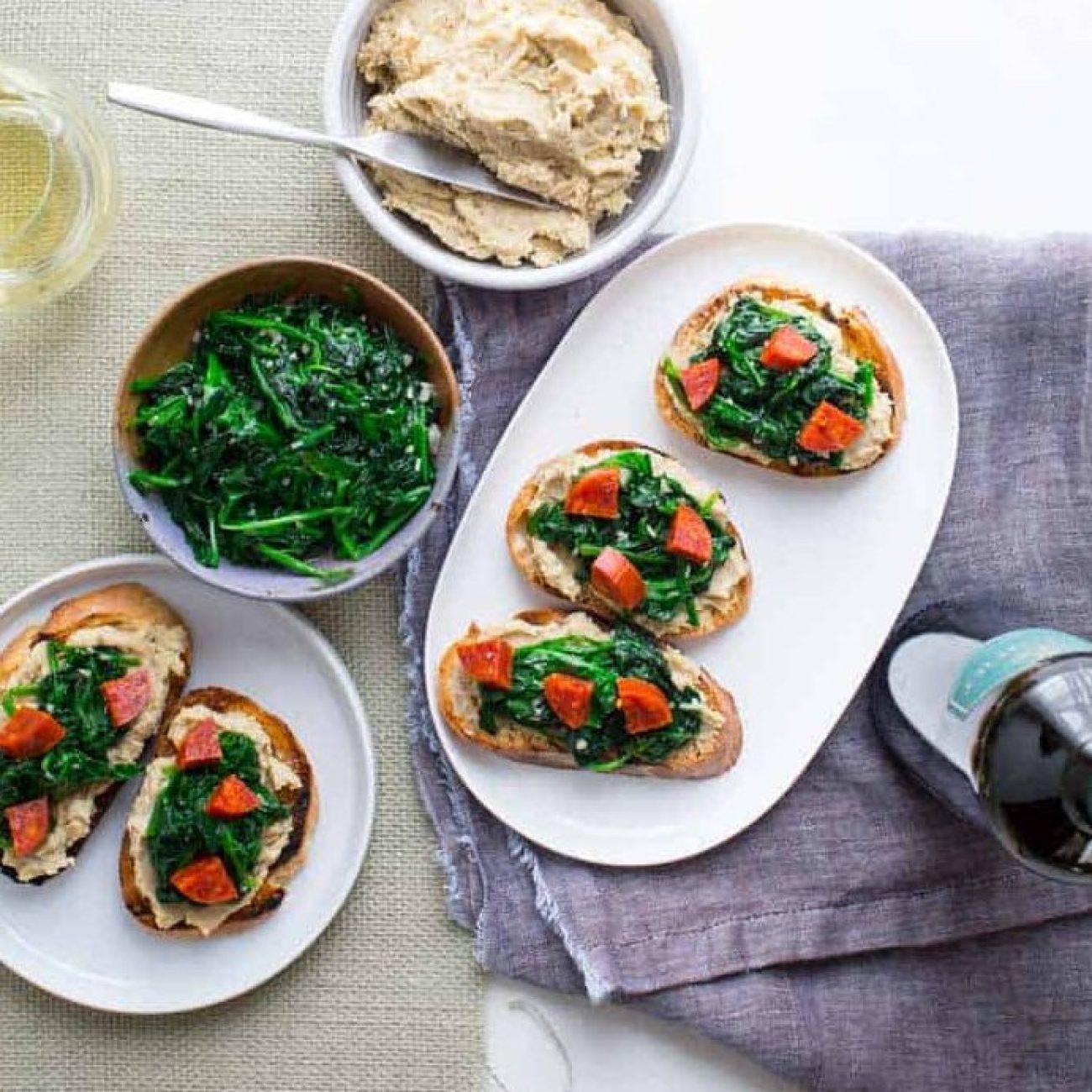 Easy and Healthy White Bean Bruschetta Recipe