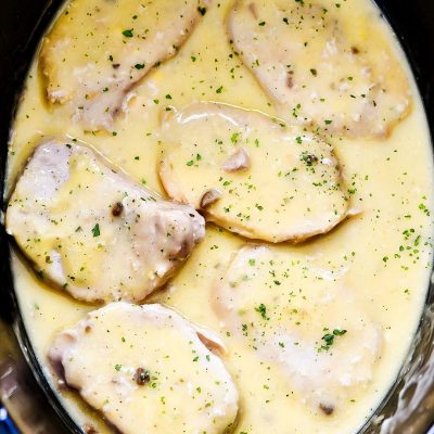 Easy And Saucy Crock Pot Pork Chops