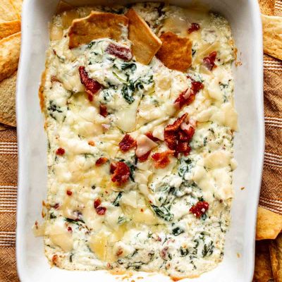 Easy Bacon, Cheese &Amp; Spinach Dip