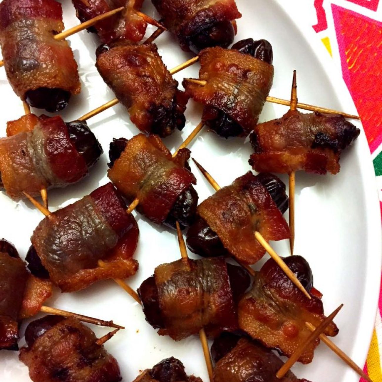 Easy Bacon Wrapped Dates