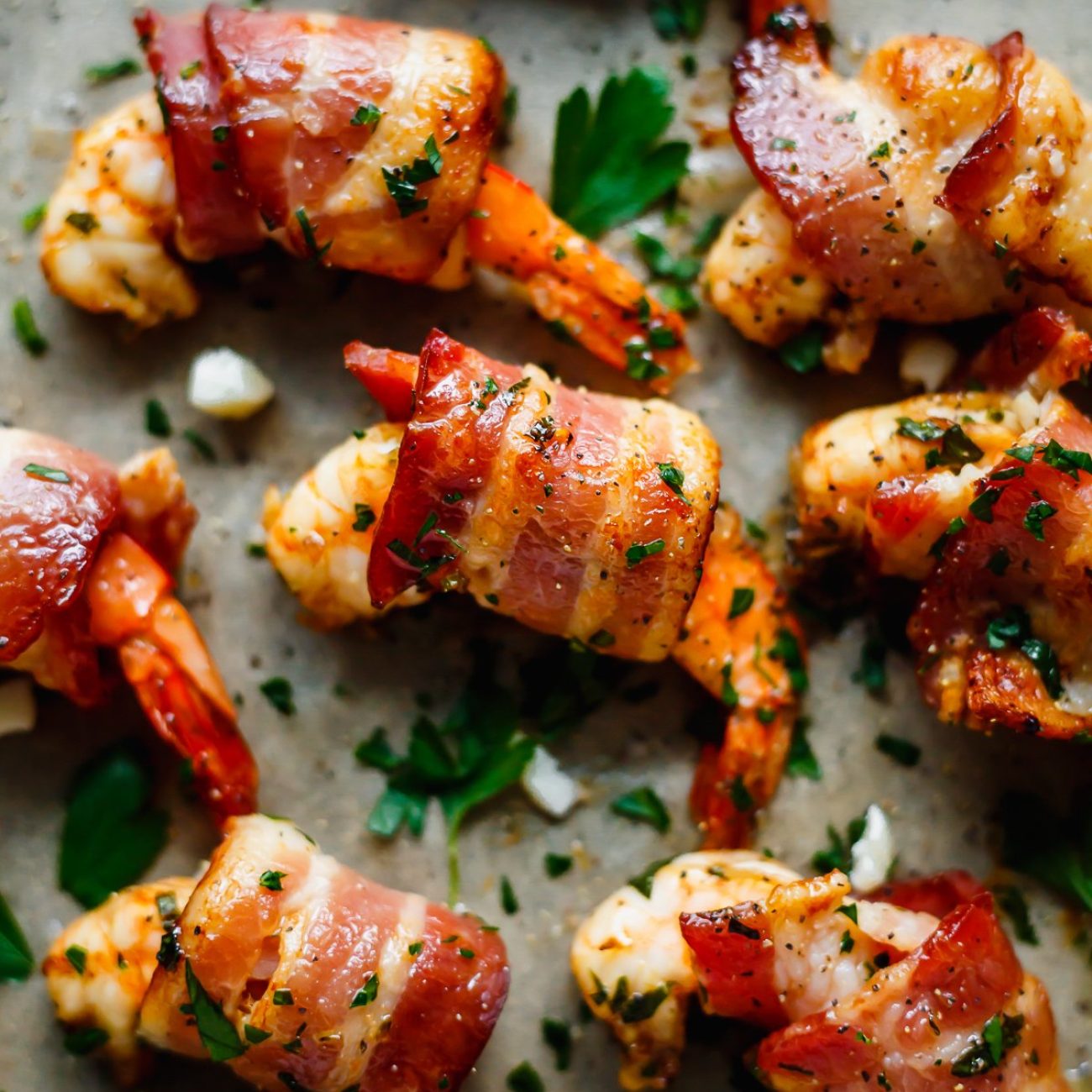 Easy Bacon Wrapped Prawns