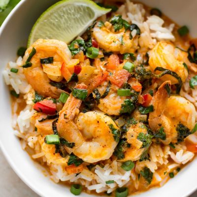 Easy, Breezy Shrimp Curry