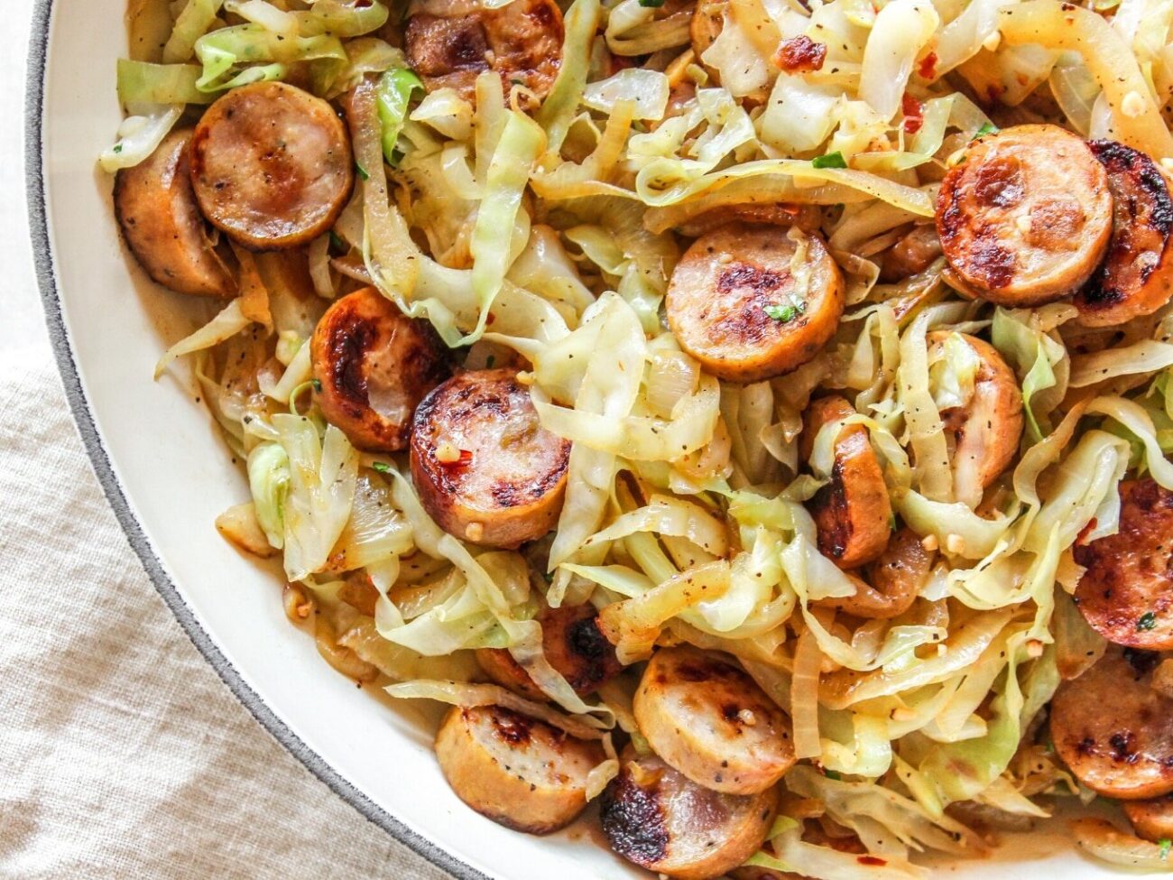 Easy Cabbage And Kielbasa