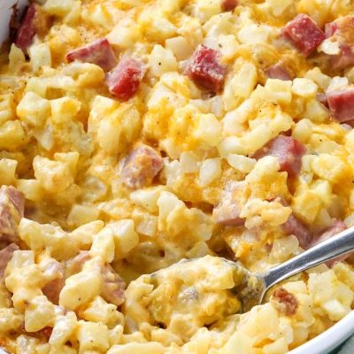 Easy Cheese, Potato And Ham Souffl