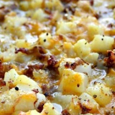 Easy Cheesy Breakfast Casserole