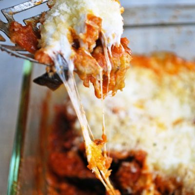 Easy Cheesy Eggplant Casserole