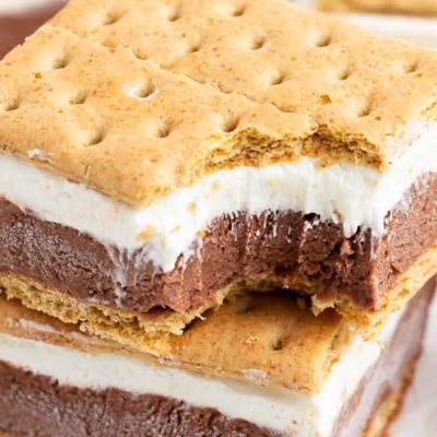 Easy Chocolate Marshmallow Graham Squares