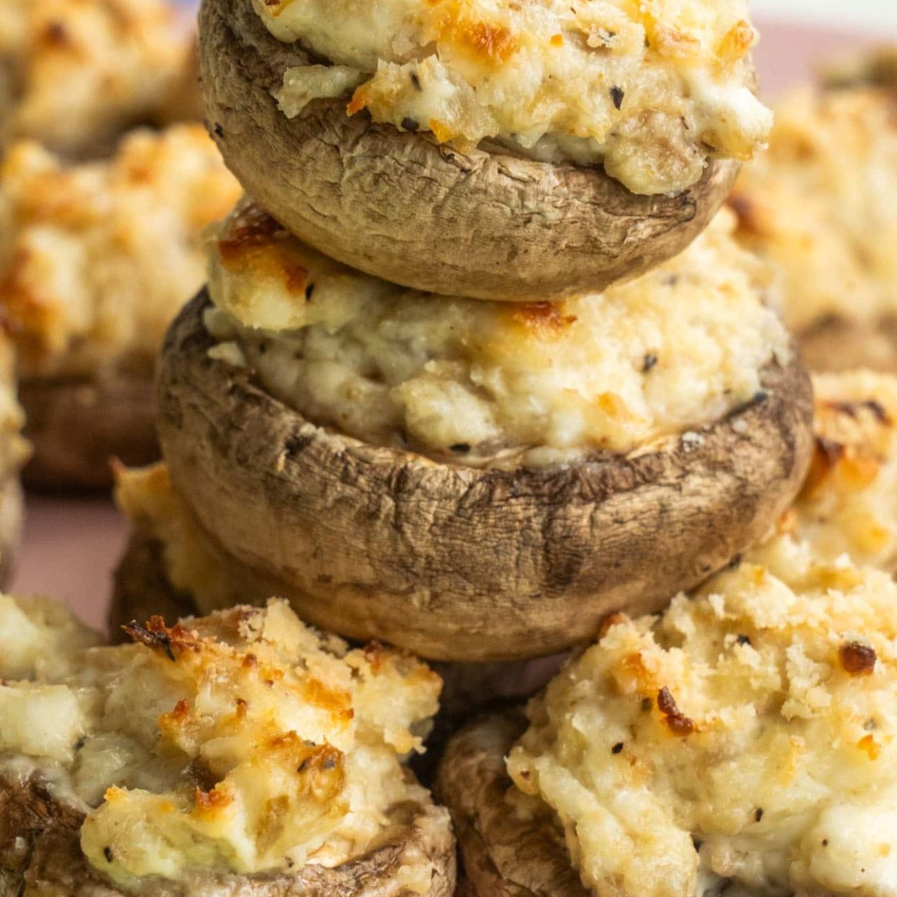 Easy Cream Cheese Stuffed Mushrooms