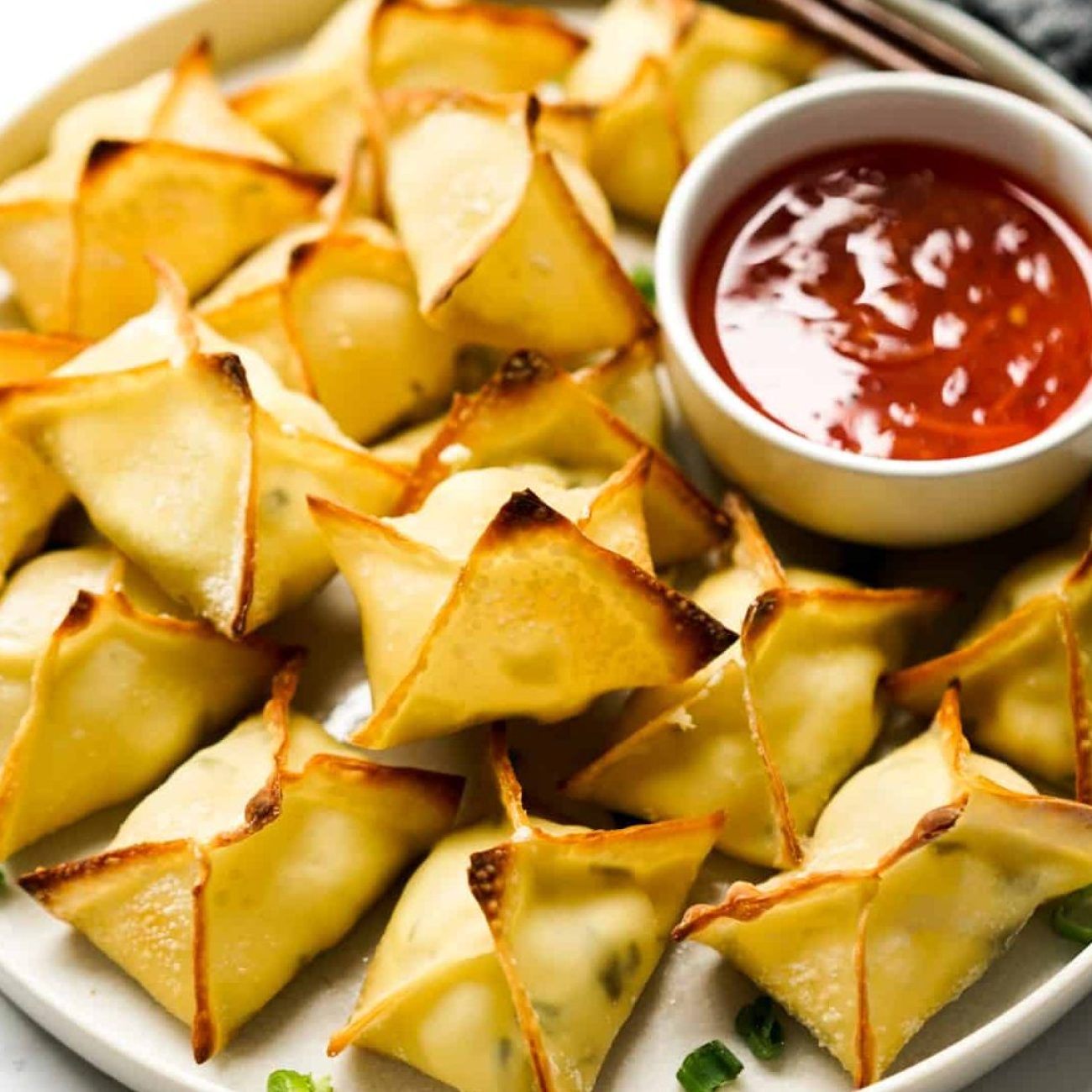 Easy Cream Cheese Wontons