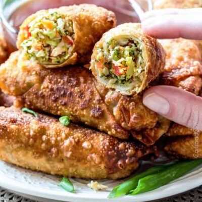 Easy Egg Rolls With Sweet And Sour Orange