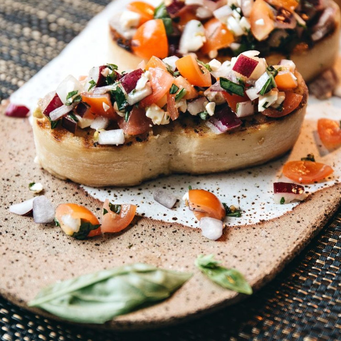 Easy Feta Brushetta