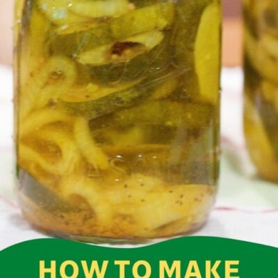 Easy Freezer Sweet Pickles