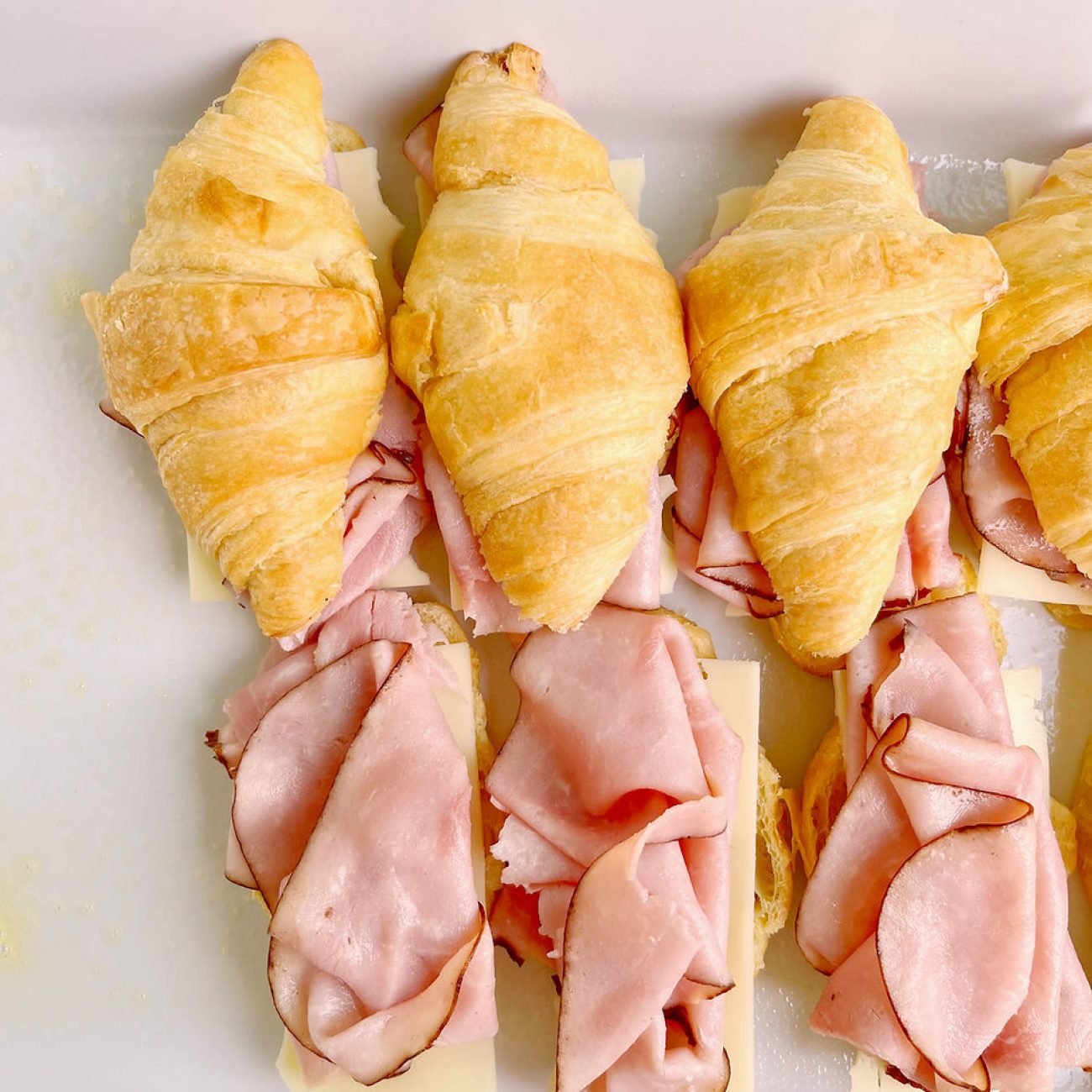 Easy Ham And Cheese Croissants