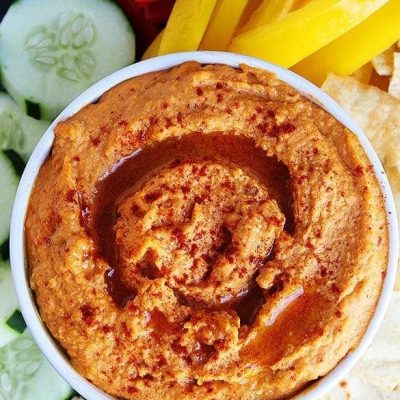 Easy Homemade Smoky Chipotle Hummus Recipe