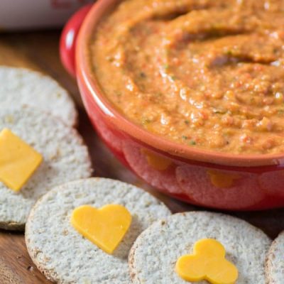 Easy Low Fat Roasted Red Pepper Dip