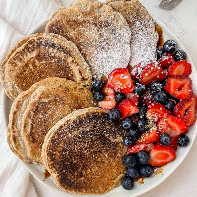 Easy Low-Fat Vegan Pancakes