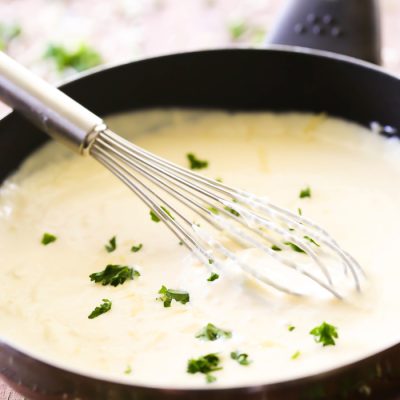 Easy Microwave Alfredo Sauce