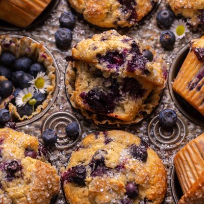 Easy Moist Banana Blueberry