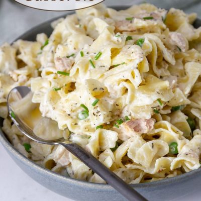 Easy No Bake Tuna Noodle Casserole