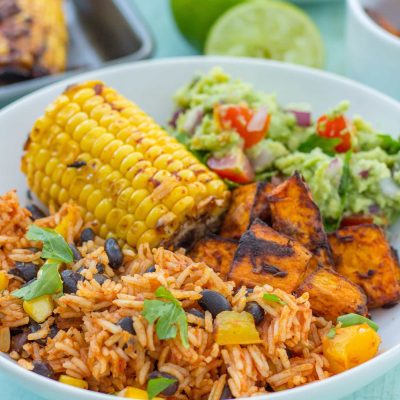 Easy One-Pan Mexican Taco Rice Bake