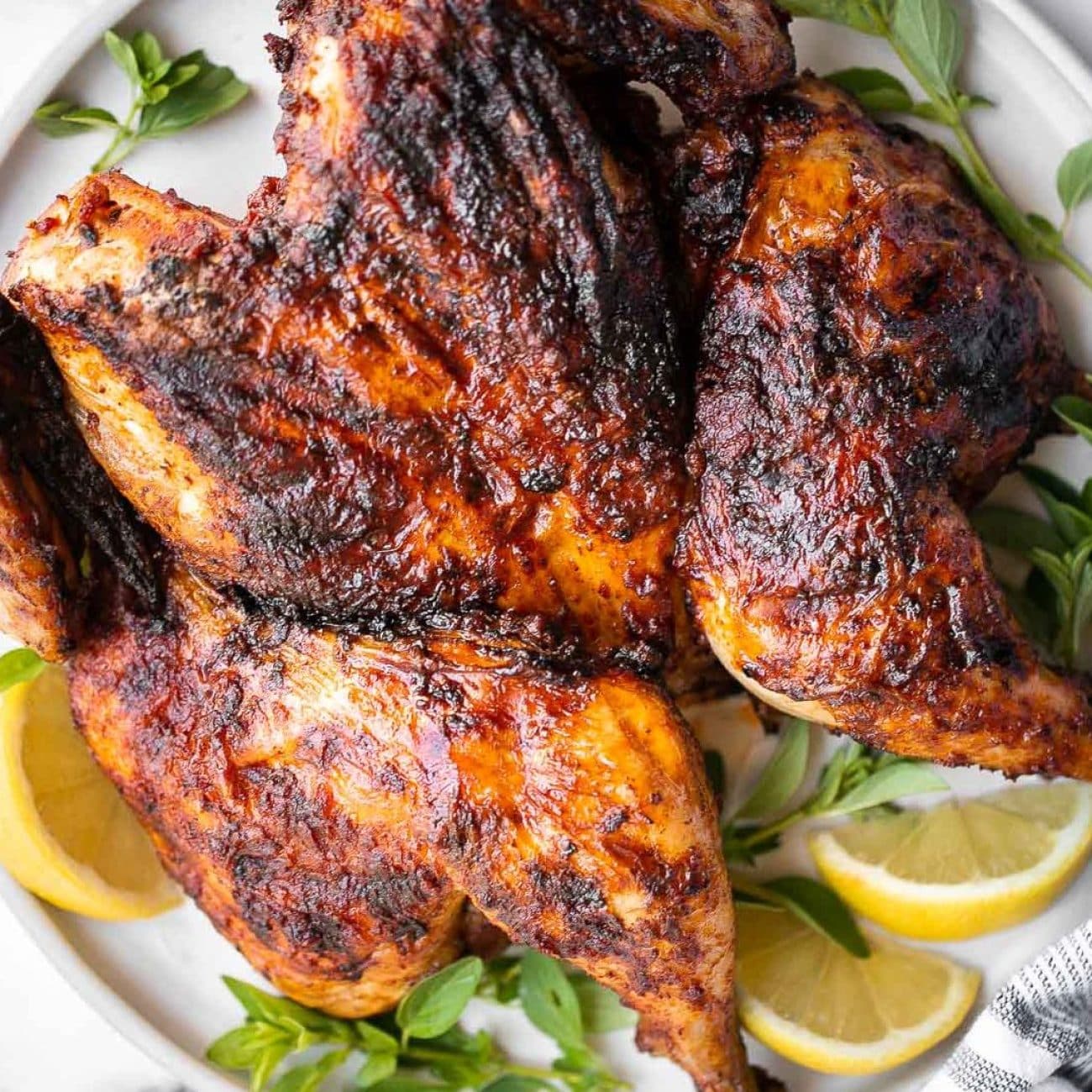 Easy Paprika and Olive Spatchcock Chicken Recipe