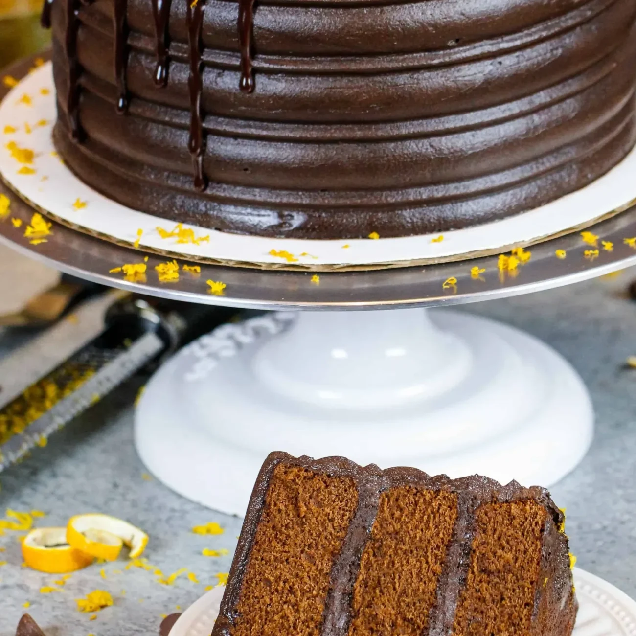 Easy Peasy Quick Chocolate Orange Cake