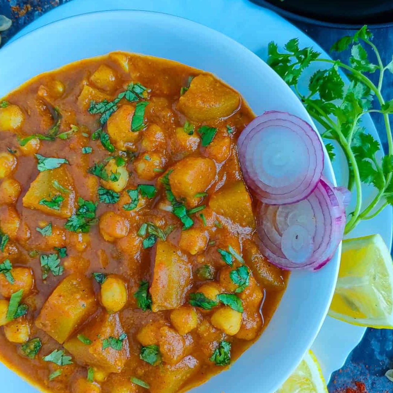 Easy Punjabi- Style Chickpea And Potatoes