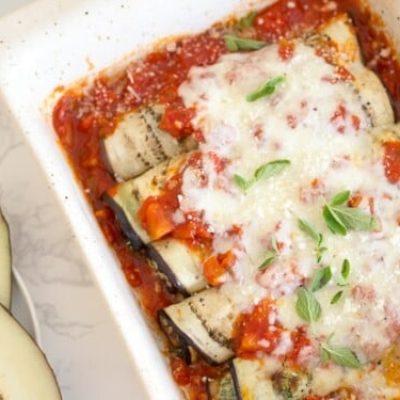 Easy Ricotta Eggplant Mozzarella