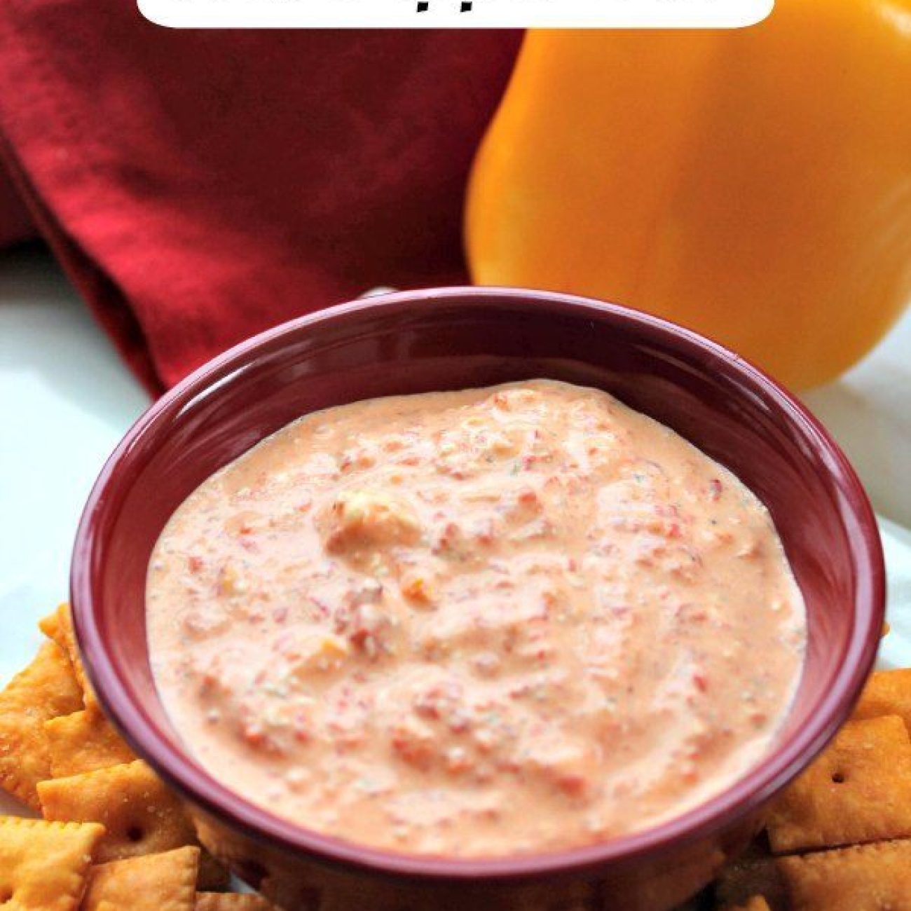 Easy Roasted Red Pepper Dip