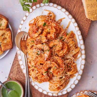 Easy Spicy Shrimp Pasta Low Fat