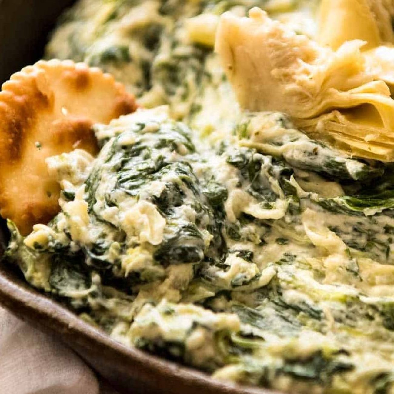 Easy Spinach Artichoke Dip