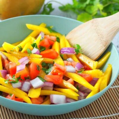 Easy Tropical Tomato And Mango Salad Recipe