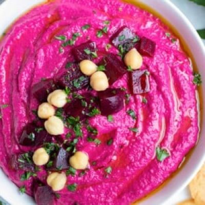 Easy Vegan Roasted Beetroot Dip Recipe