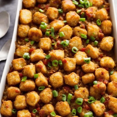 Easy Vegetarian Tater Tot Casserole