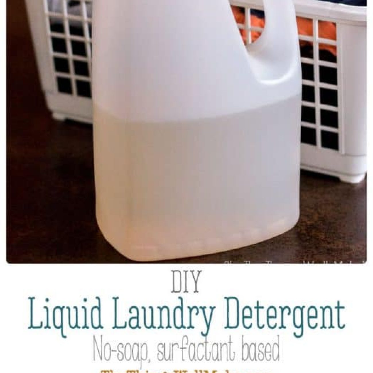 Economical Homemade Liquid Laundry