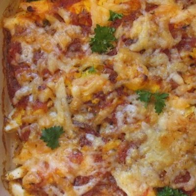 Egg And Tomato Gratin