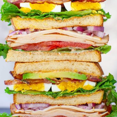 Egg Salad Club Sandwiches Or Shrimp Salad