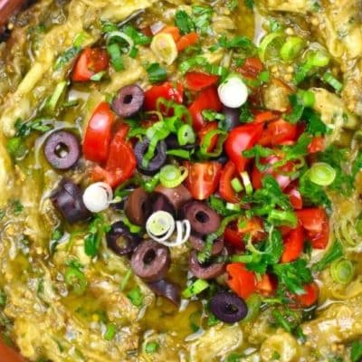 Eggplant Aubergine Dip Melitzanosalata