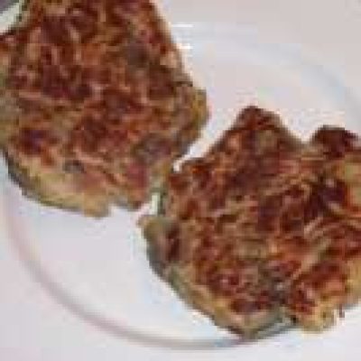 Eggplant Aubergine Patties Or