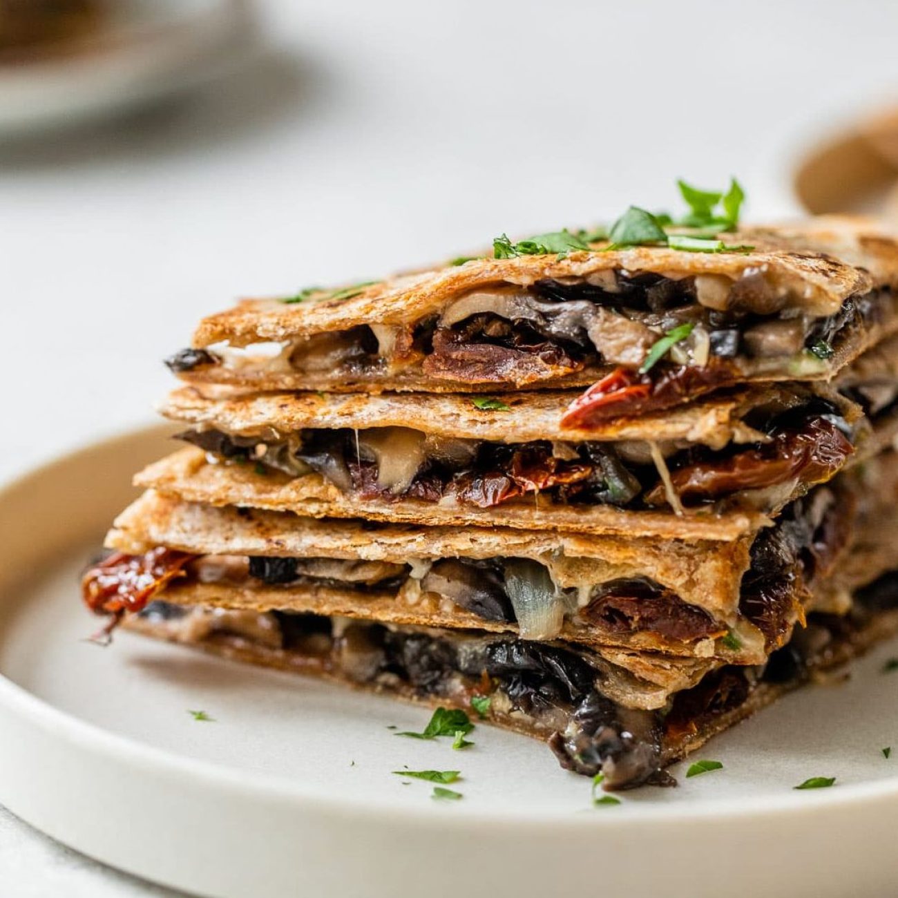 Eggplant Aubergine Quesadillas