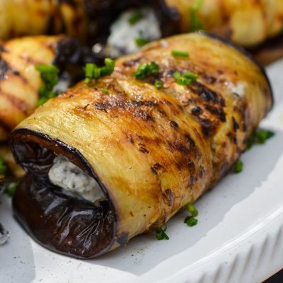 Eggplant Roll Stuffed With Ricotta And