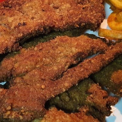 Egyptian Style Breaded Thin Steak Buftek