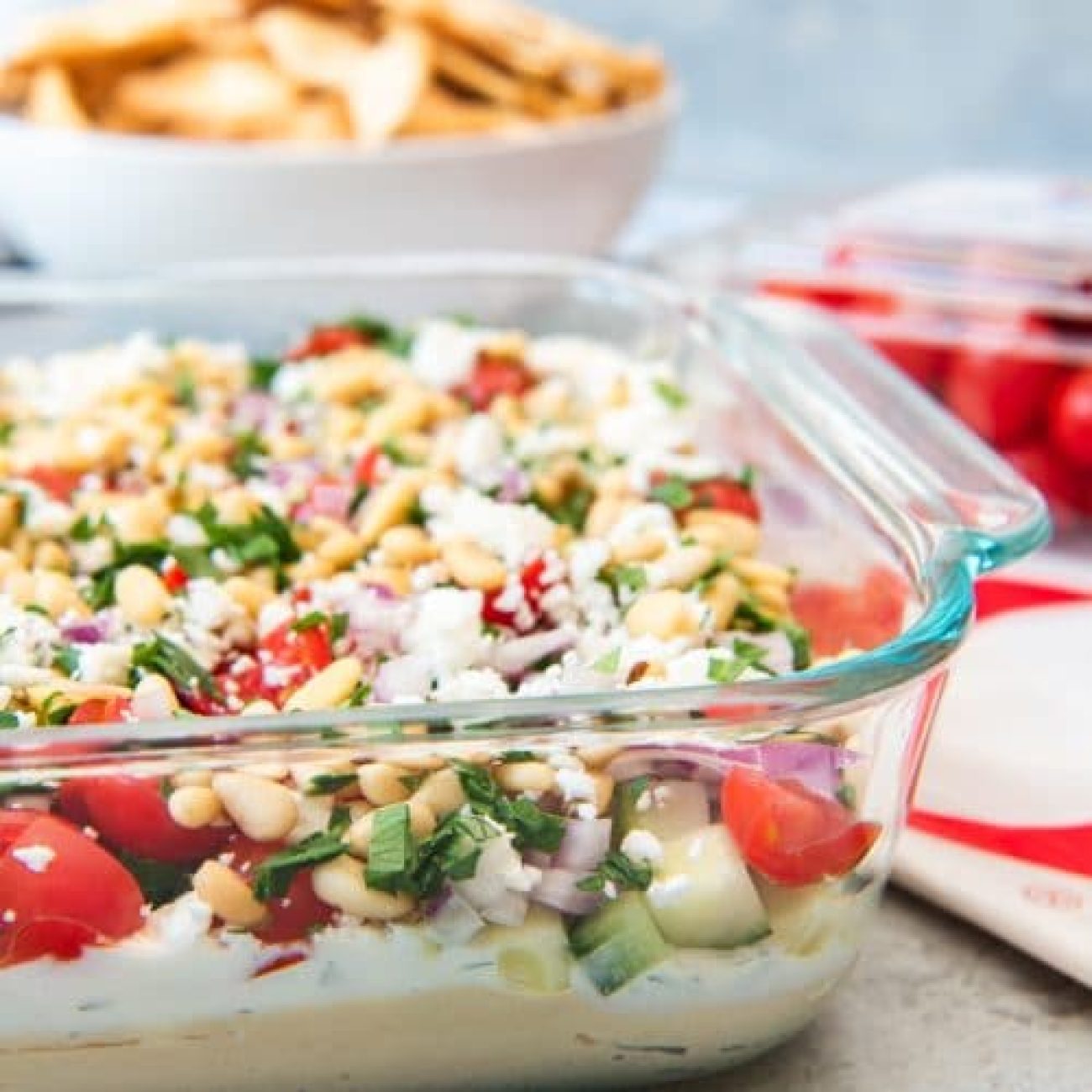 Eight Layer Greek Dip