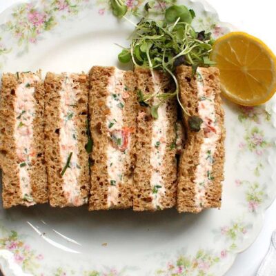 Elegant Smoked Salmon Tea Sandwiches For Special Occasions