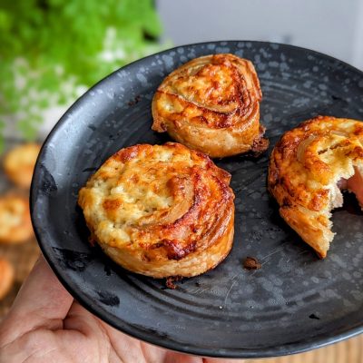 English Pastry Pinwheels With Cheese And