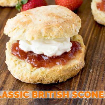 English Scones With Mixed Summer Berries