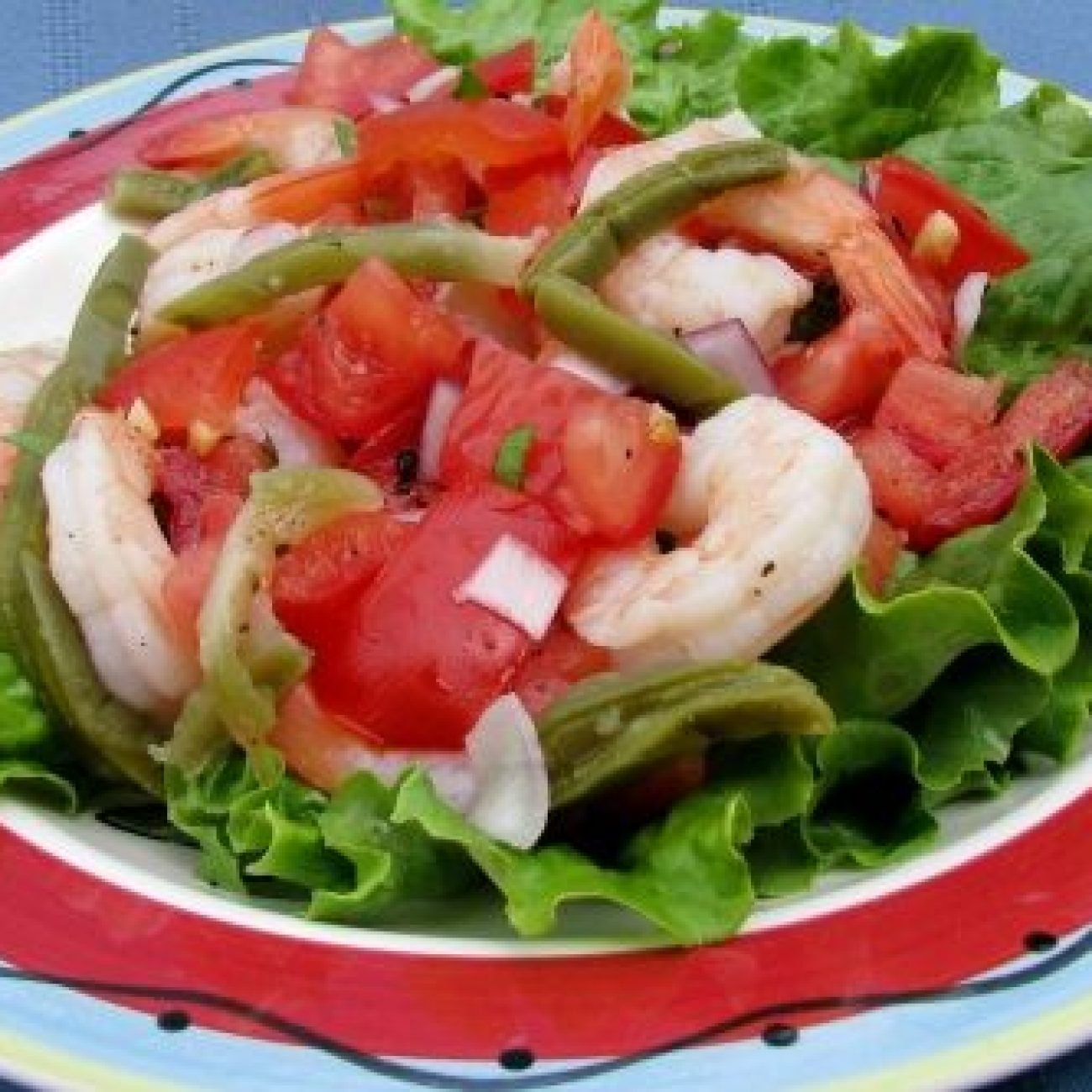 Ensalada De Nopales Y Camarones