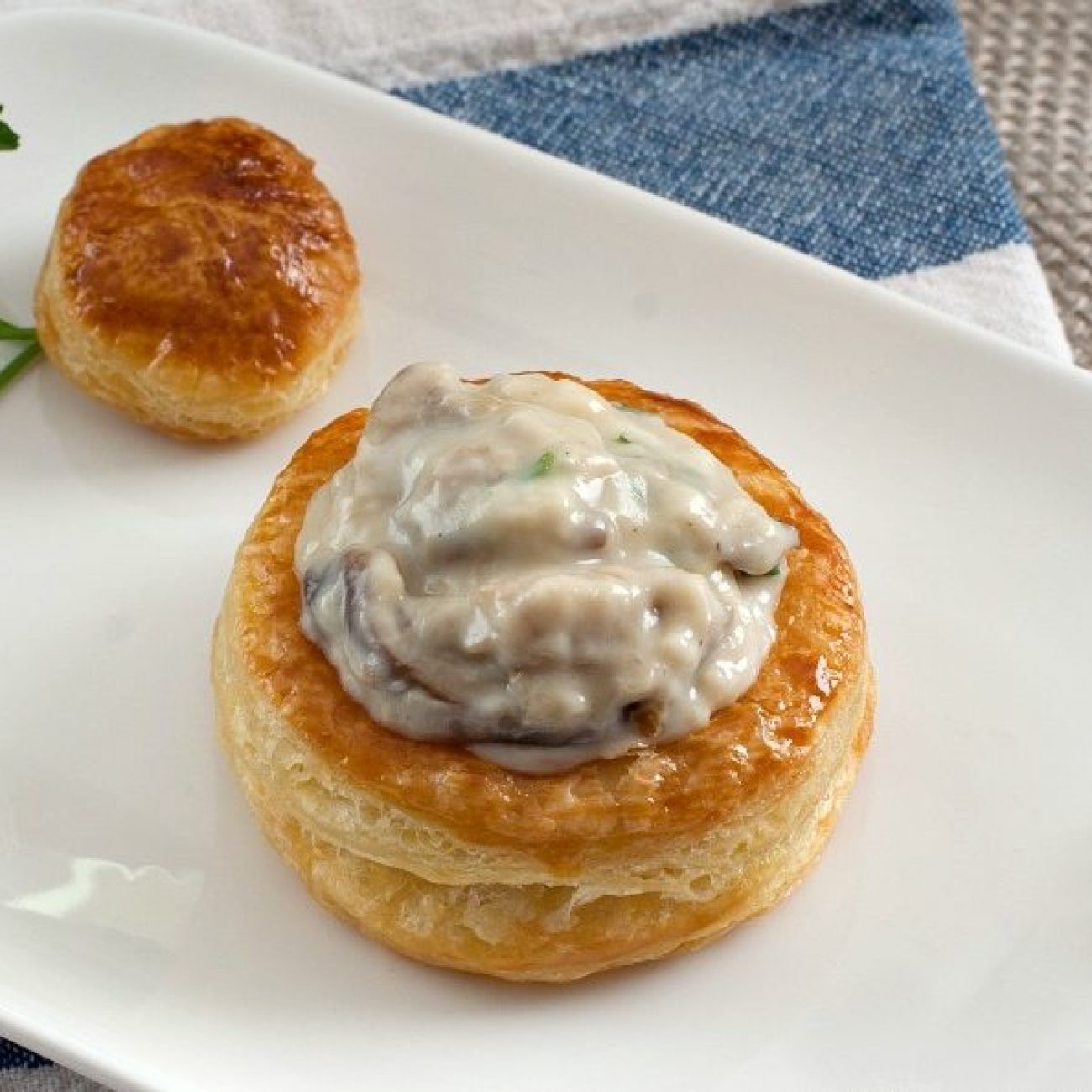 Escargot Con Funghi In Vol Au Vent