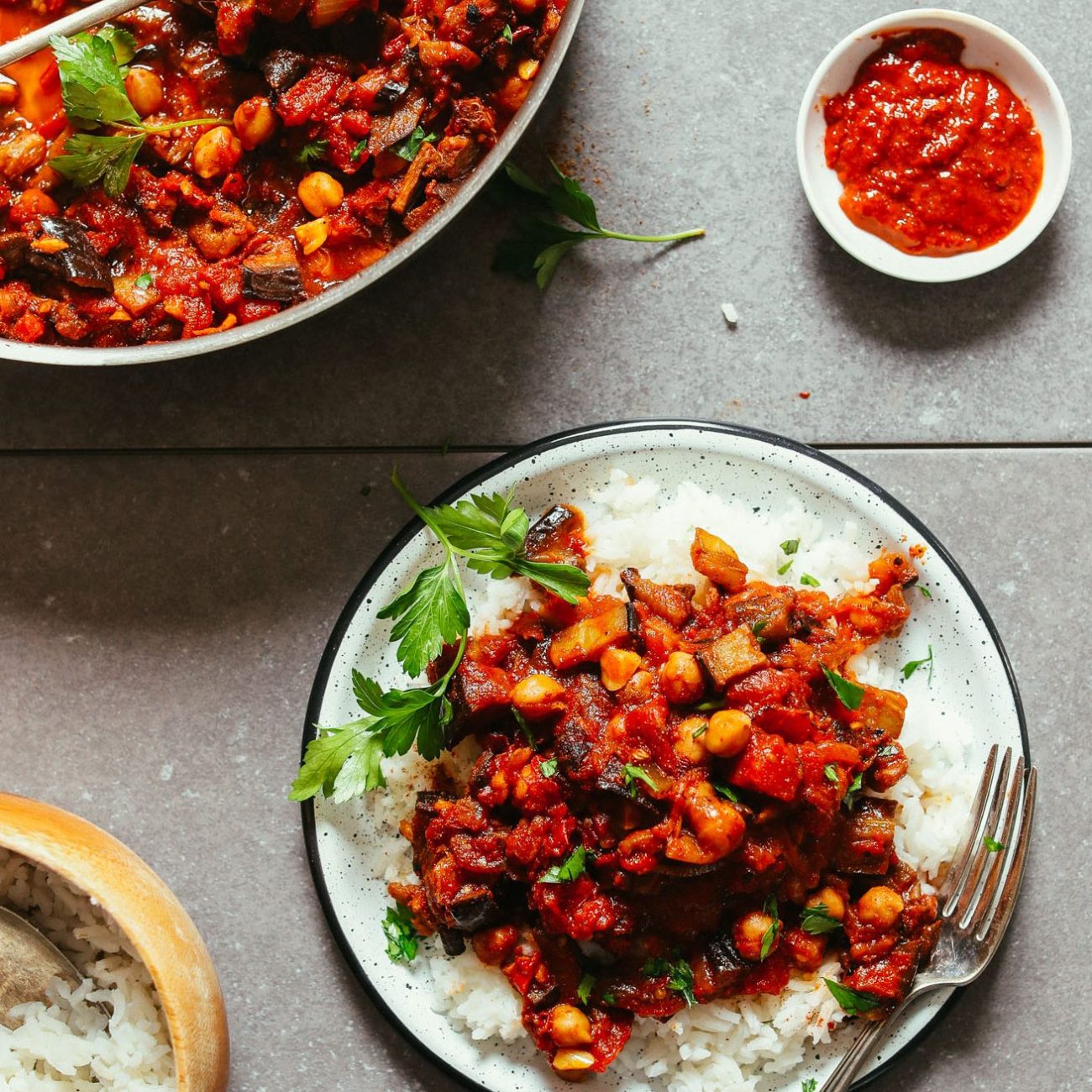 Ethiopian Eggplant Salad