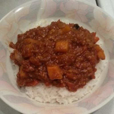 Ethiopian Style Lentils With Yams Or Sweet